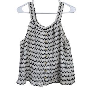 Madewell Texutre and Thread Knit Cropped Tank Top